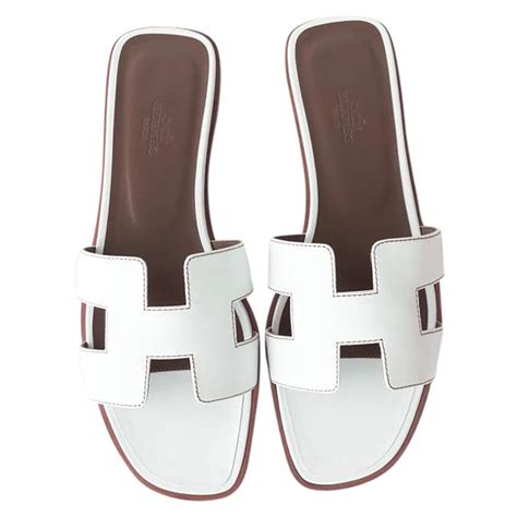 hermes oran sandal colors|white Hermes oran sandals.